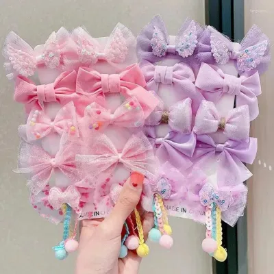 10 Pcs Colorful Sweet Pearl Flower Hair Clip (1 pata)